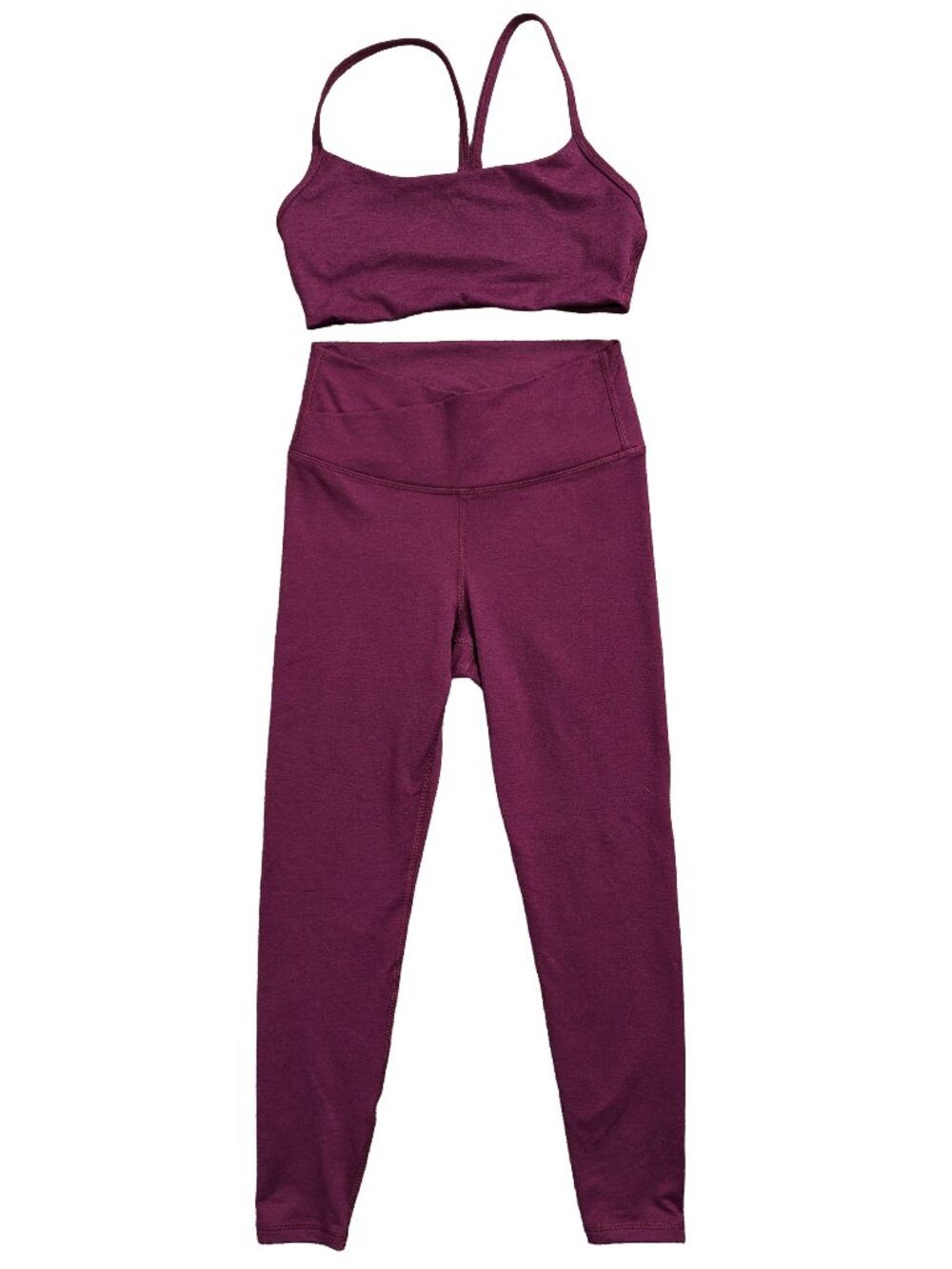 Old Navy Active Extra High-Waisted CloudComfy 7/8 Leggings AND Sports Bra, XS